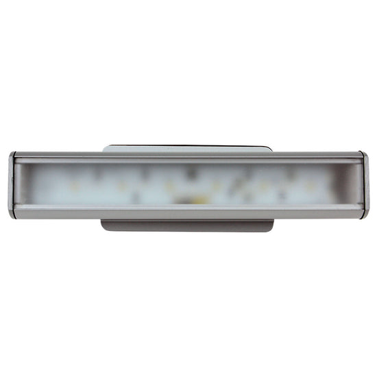 NF5 linear emergency light mounted above exterior doorway for egress lighting