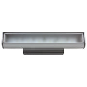 Bottom view of NF5 LED fixture with slim profile and black finish