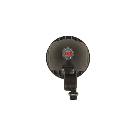 Back View of Outdoor LED Bullet Flood Light with Built-In Photocell and Knuckle Mount