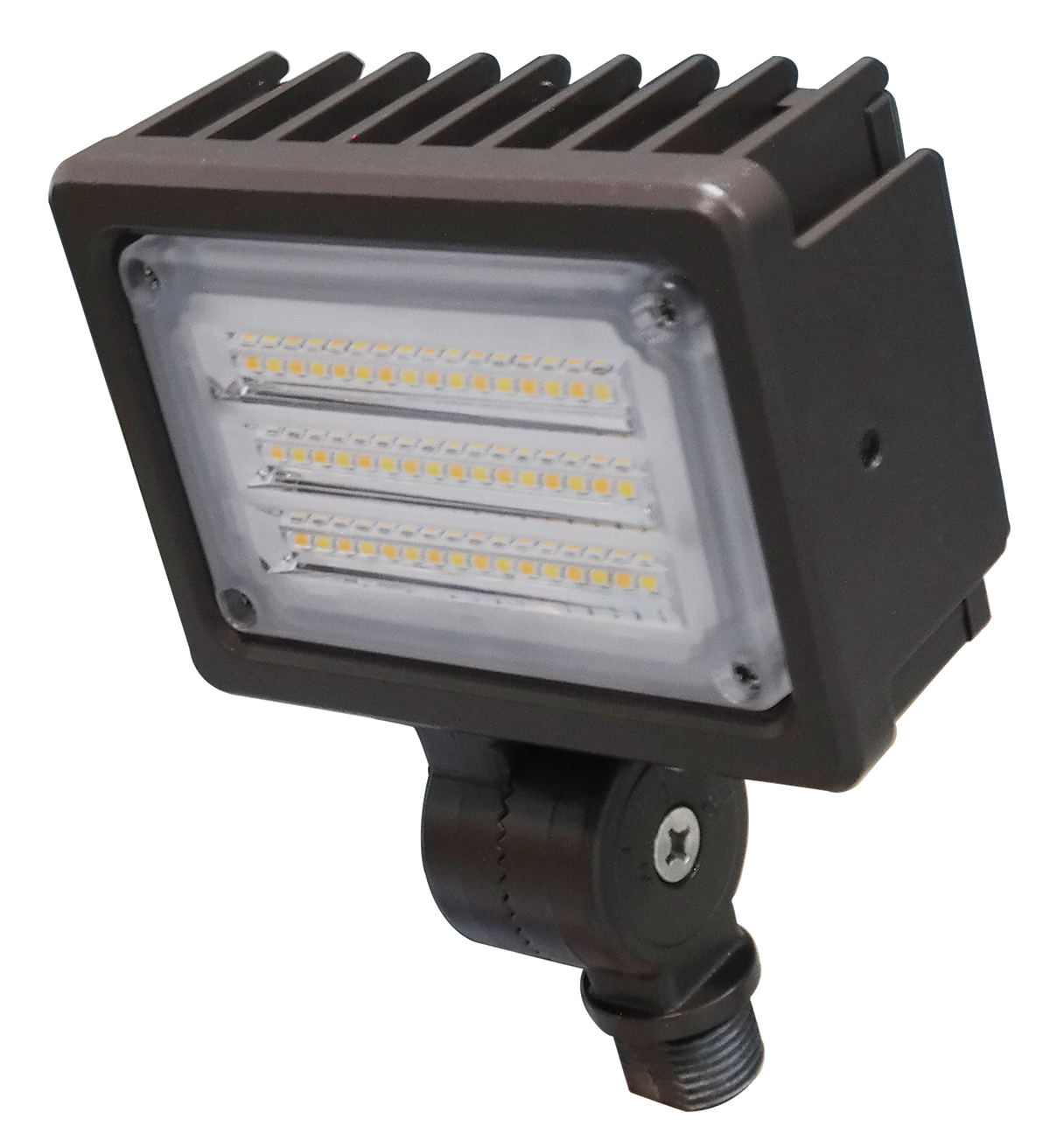Commercial Kelvin Adjustable LED Area Light with Knuckle Mount – 3-Strip Configuration