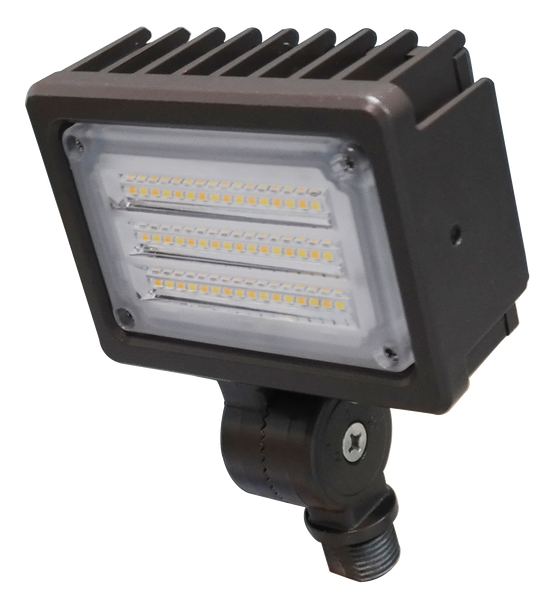 Commercial Kelvin Adjustable LED Area Light with Knuckle Mount – 3-Strip Configuration