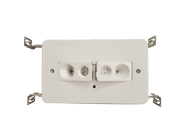 Recessed LED Emergency Lighting for Commercial Interiors - White Housing