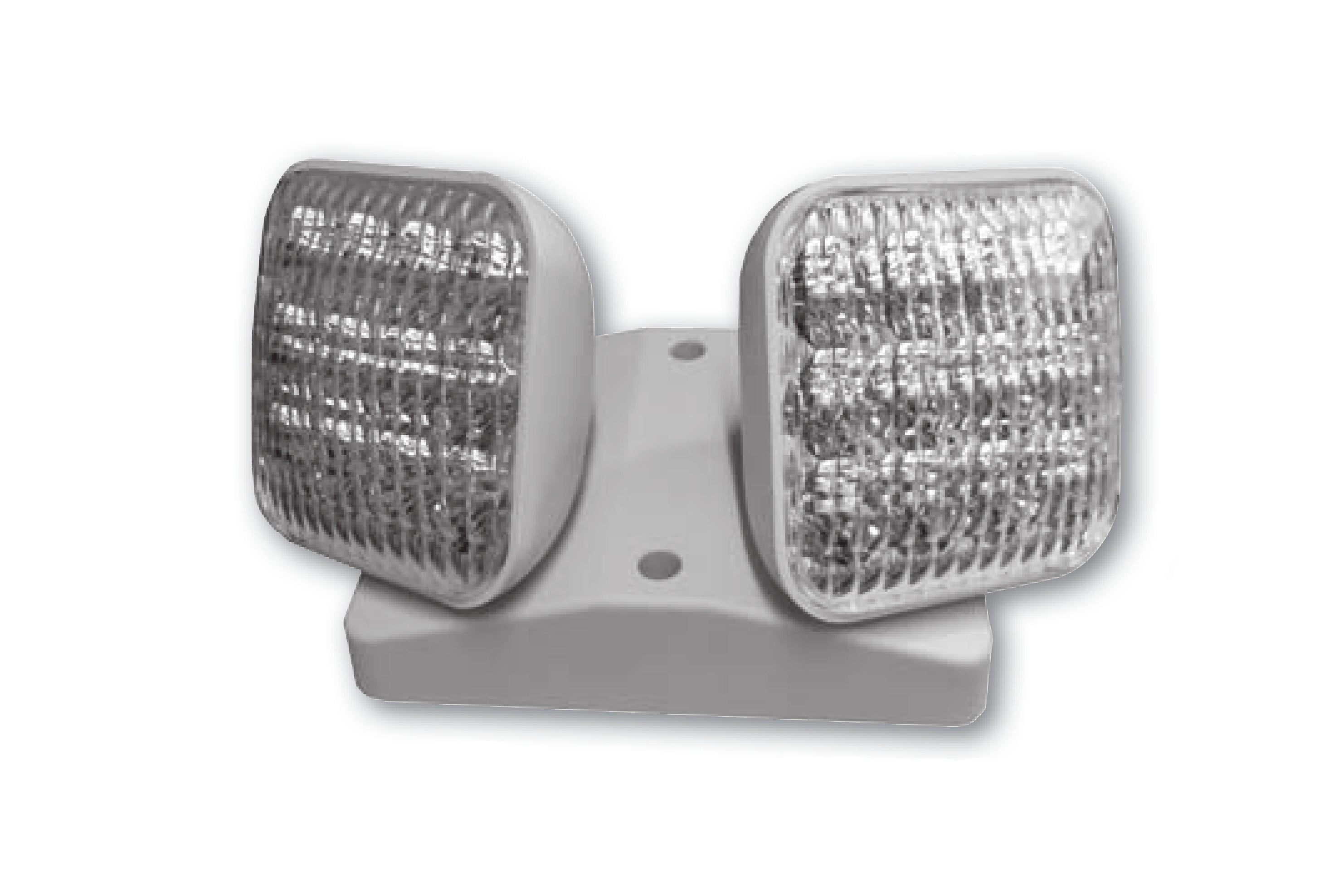 RHLED LED Indoor Thermoplastic Remote Head Emergency Light Double Head