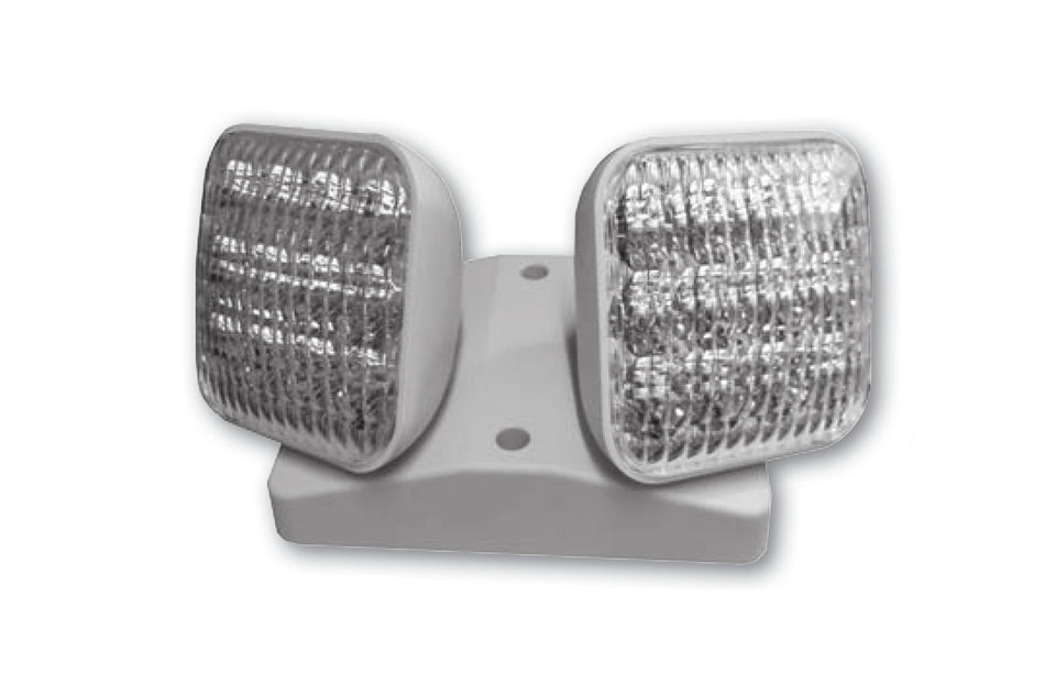 RHLED LED Indoor Thermoplastic Remote Head Emergency Light Double Head