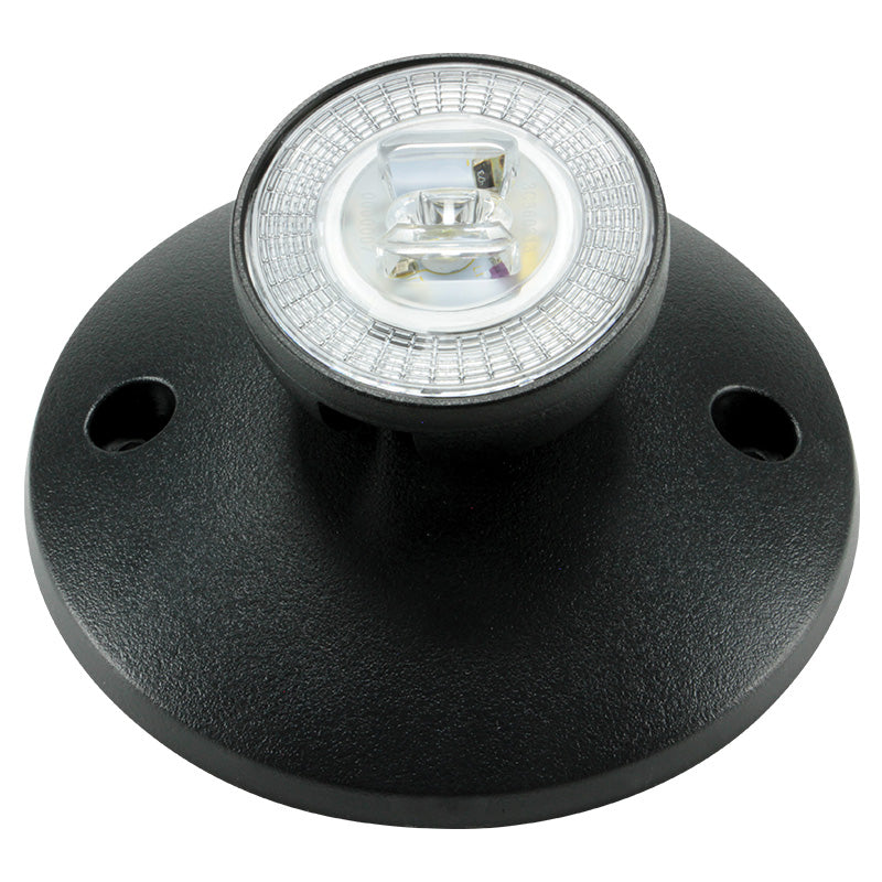 Single-head RL52 3.6V LED remote lamp with round white mounting plate