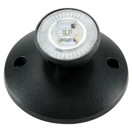 Single-head RL52 3.6V LED remote lamp with round white mounting plate
