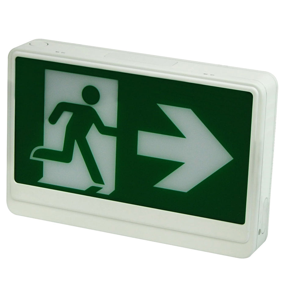 RMEZXTEU Running Man Thermoplastic Exit Sign