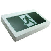 RMPE CSA-listed Running Man LED pictogram exit sign side view