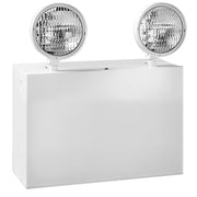 RS Series steel emergency light with 20-gauge cabinet and optional lamp heads