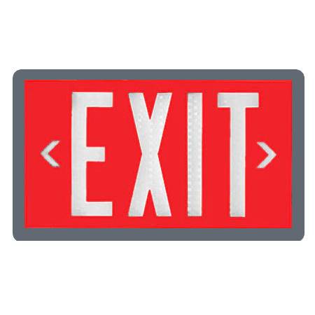Red Tritium Exit Sign – Emergency Lights Co.