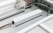 BAL1400ACTD fluorescent emergency ballast installed with lighting fixture wiring