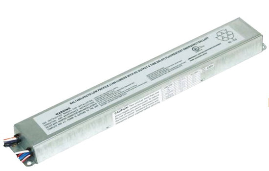 BAL1400LPTD low-profile fluorescent emergency ballast with 1400 lumen output and LED test switch