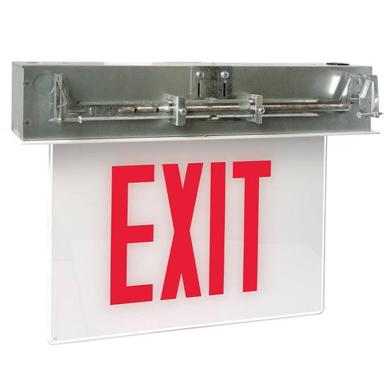CH900X Chicago-approved edge-lit LED exit sign surface mount front view