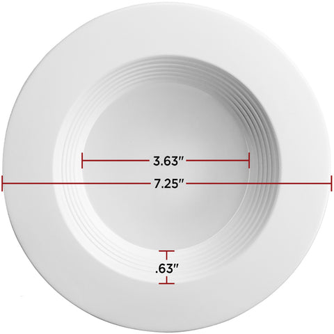 HALCO Natural Light - 810 Lumens - 9 Watt - 3000 Kelvin - 5-6 in. Retrofit LED Downlight Fixture