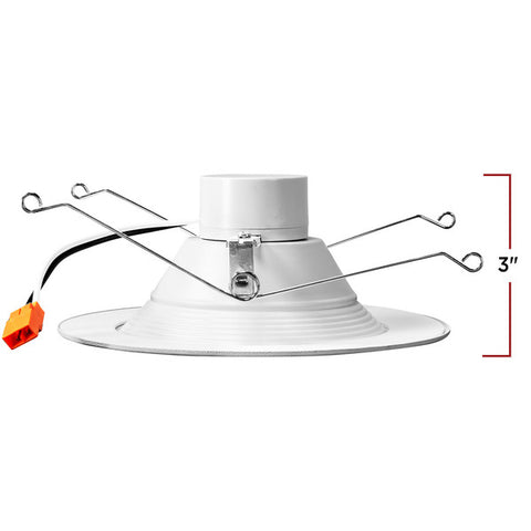 HALCO Natural Light - 810 Lumens - 9 Watt - 3000 Kelvin - 5-6 in. Retrofit LED Downlight Fixture