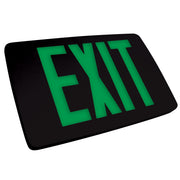 450 Series LED Exit Sign – Black Housing, Red Letters