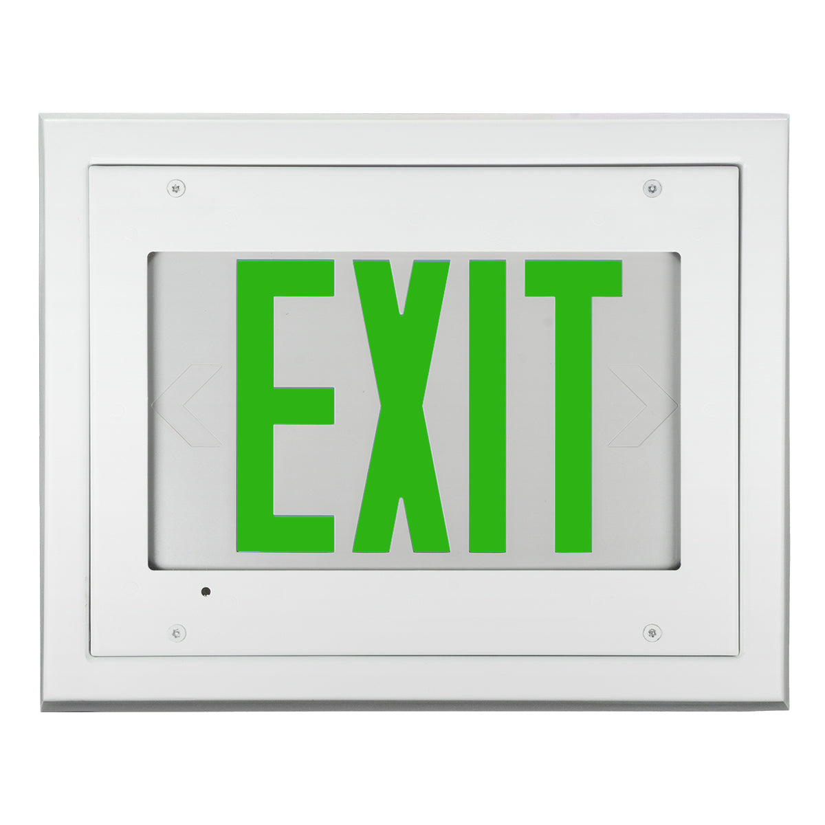Ligature Resistant LED Exit Sign – IK10, Tamper-Proof, UL 924