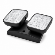 JLED dual-head LED remote emergency lamp with black finish