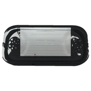LEM54-N4 wet-location LED emergency light with black finish