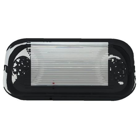 LEM54-N4 wet-location LED emergency light with black finish