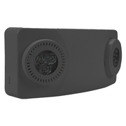 Exitronix NFT high-output LED emergency lighting unit with black housing and dual lamp heads