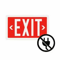 Shop Non-Electrical Exit Signs
