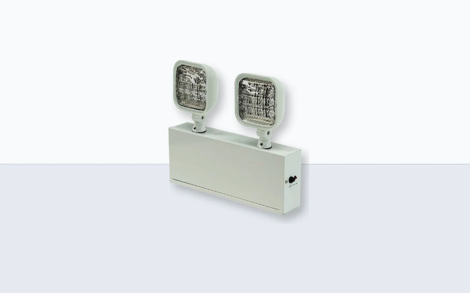Exitronix RS2 White steel unit installed application image