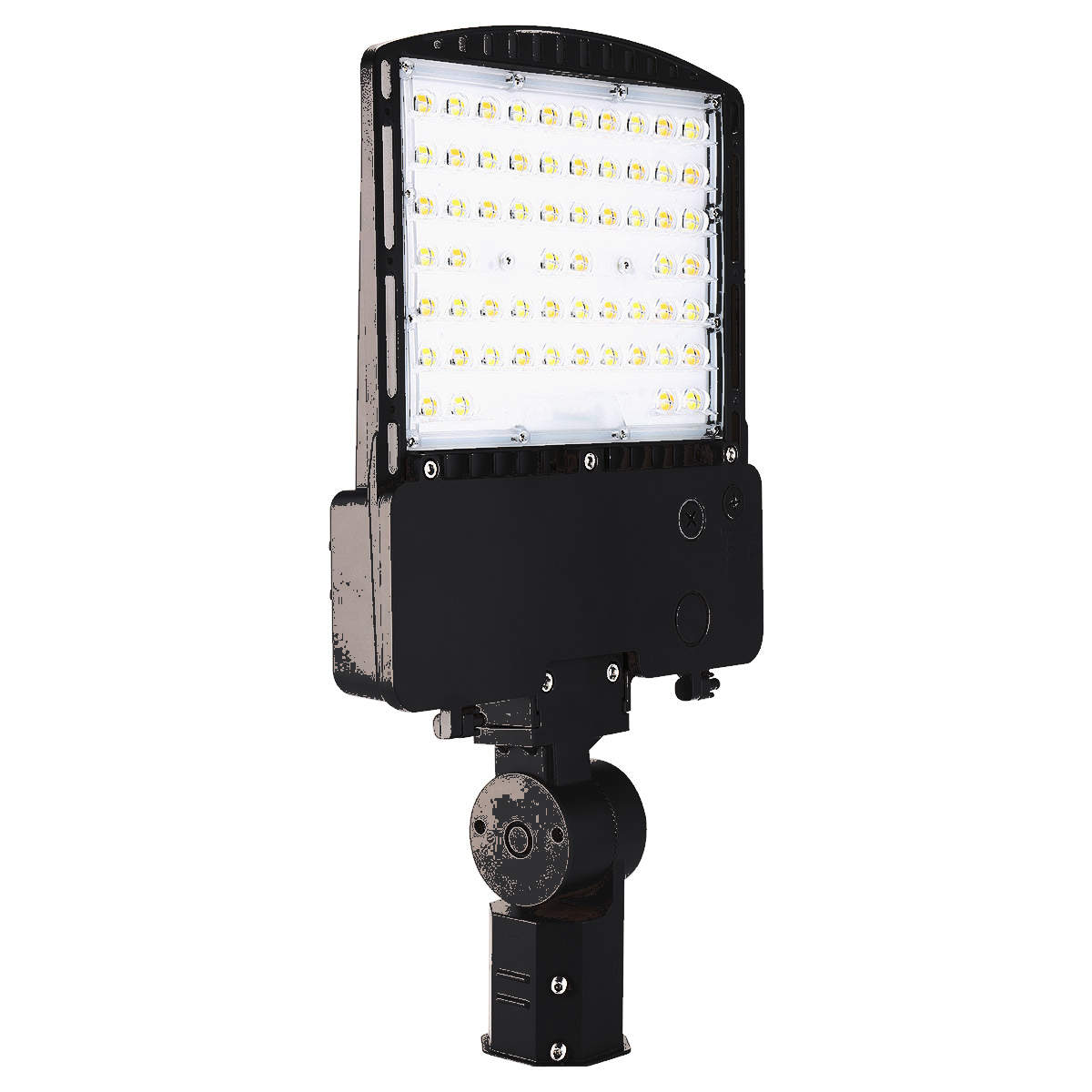 RXAR LED area light with black finish