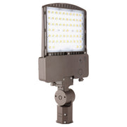 RXAR LED area light with bronze finish