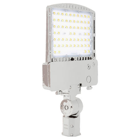 RXAR LED area light with white finish