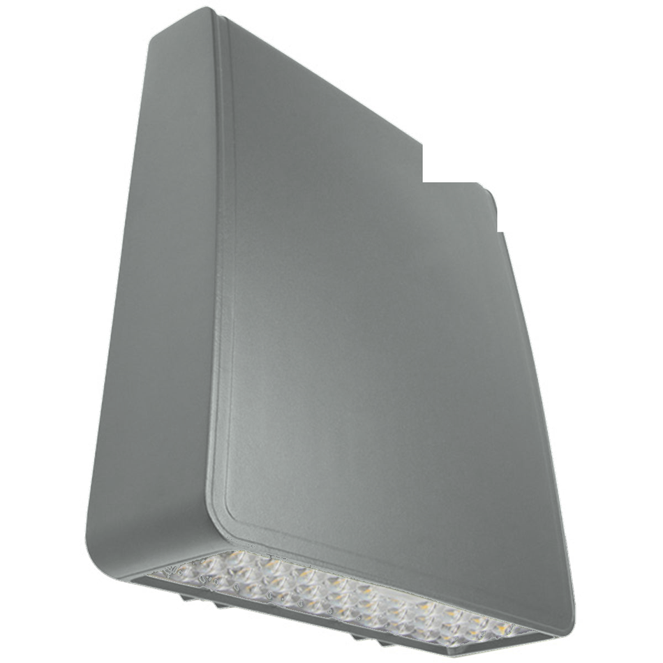 WLZ2 zero-uplight LED wall pack product image, silver finish