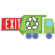 Recycle expired tritium exit signs safely with NRC compliance