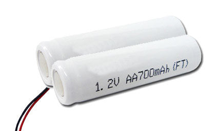 Battery Pack 2 AA 2.4V 700mAh NiCad