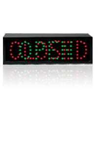 Weatherproof LED Directional Sign - 19.5 X 6