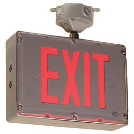 Exit Sign - Hazardous - Class 1 Division 2 - Red or Green LED