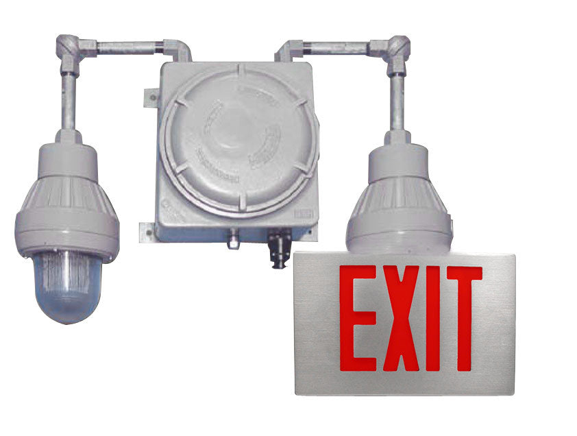 Exit Sign / Emergency Light Unit - Explosion Proof - Class 1 Division 1 - Options