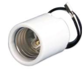 HID Lamp Holder - Mogul Base - White