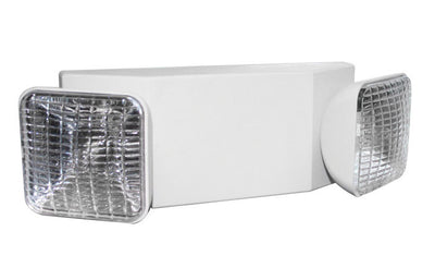 Emergency Light - Steel - 2 Sq. LED Heads - Remote Capable