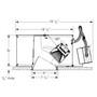 Amerlux Evoke 6 Inch LED Recessed Light Fixture Trim and Housing Kit E6RA