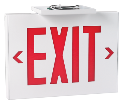 Exit Sign, Micro - Battery Backup - Options