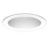 DMF 6" LED White Ribbed Baffle White Ring Compete LED Recessed Light Kit