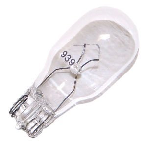Lamp 12 volt 12 watt Indicator Wedge Base - 10 Bulb Pack